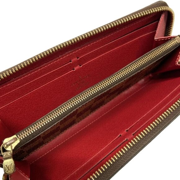 Auth LOUIS VUITTON Portefeuille Clmence N60534 Cerise Damier - Picture 7 of 16
